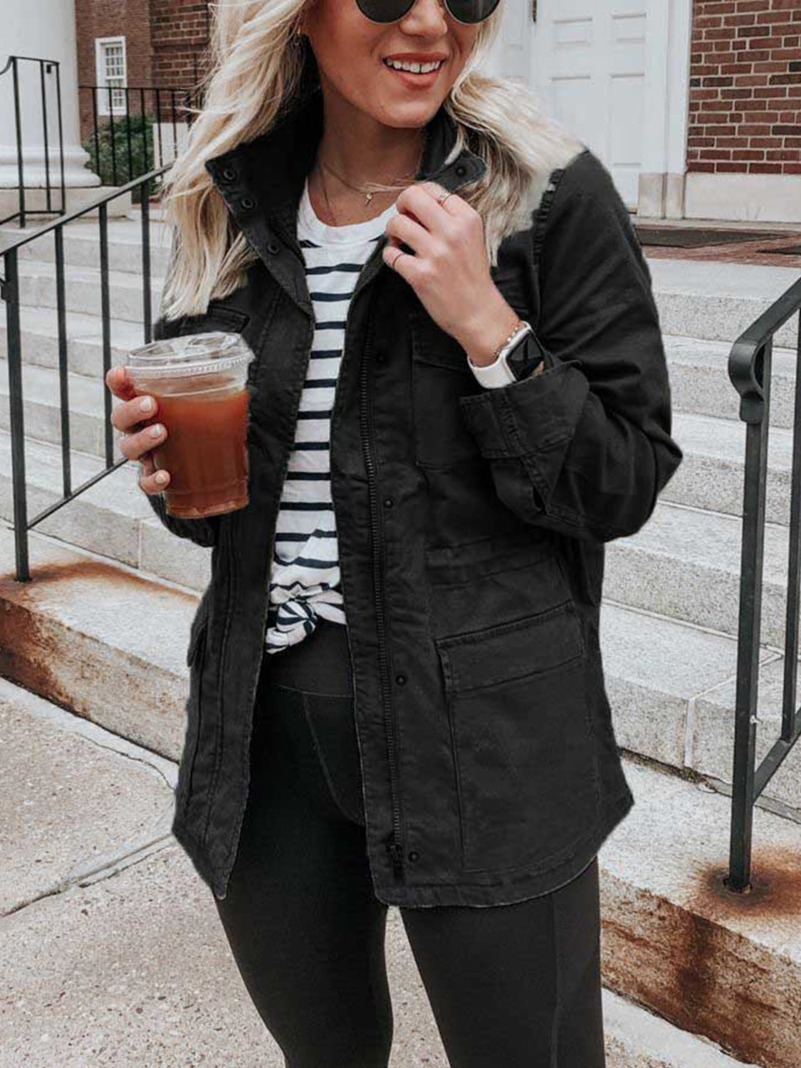 Carolina® | Long sleeve zip jacket with pockets