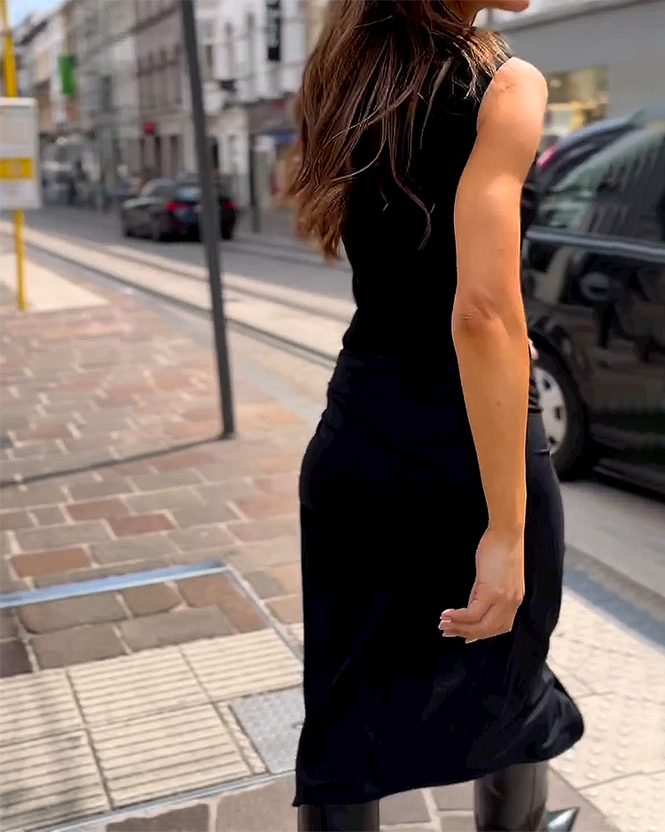 Cecilia® | Long sleeveless dress