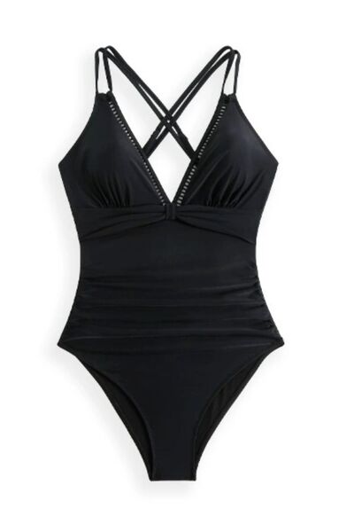 Andrea® | One-piece swimsuit with double spaghetti straps