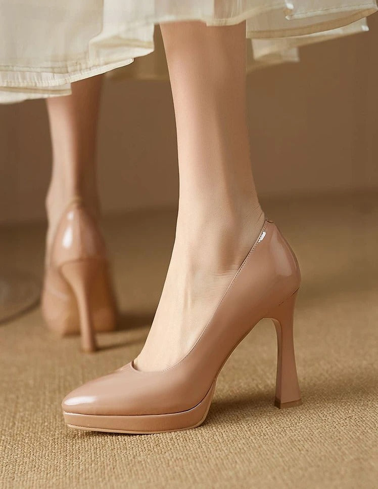 Kristen | Elegant ladies high heels pumps with pointed toe & thin heel - stylish pumps for special occasions