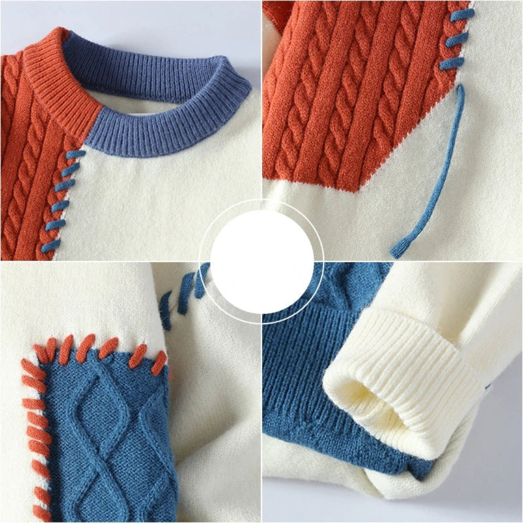 Camila® | Patchwork sweater