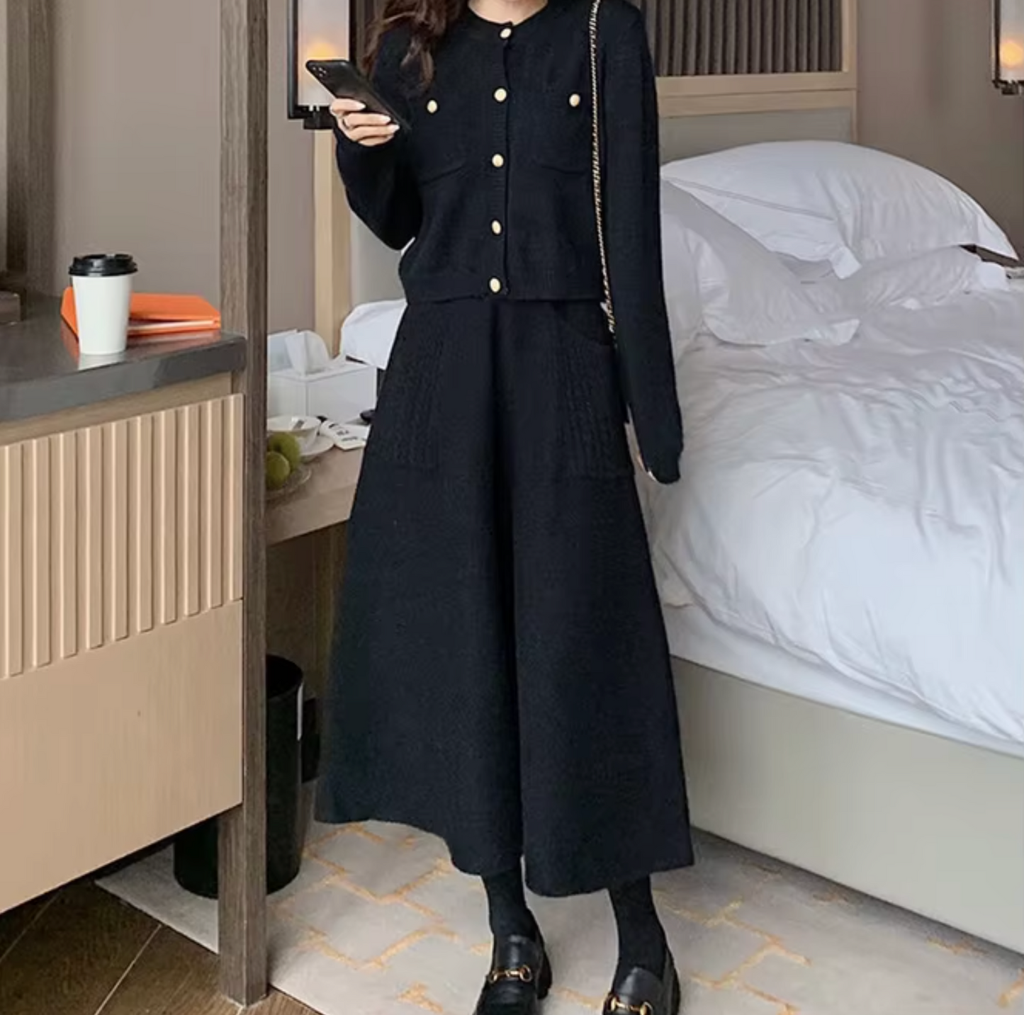 Cristina® | Wool skirt with two pockets