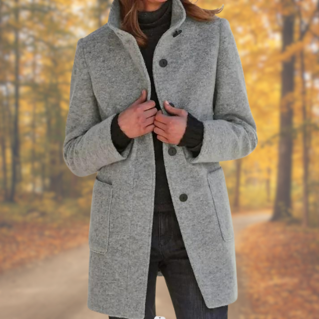 Ayla® | Coat with collar