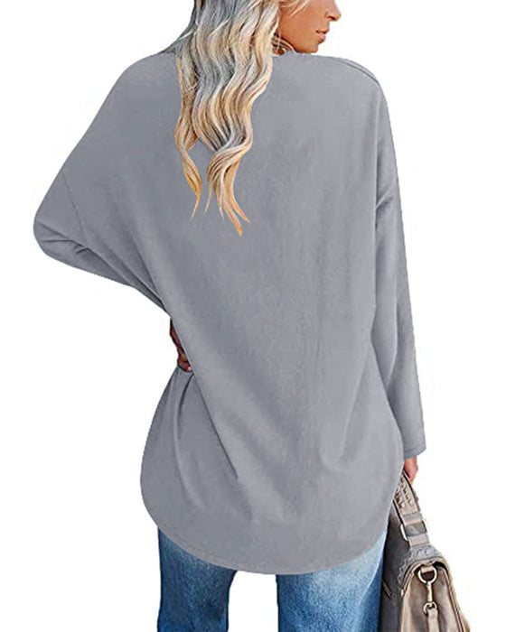 Bucket® | Women'S Blouse With Long Sleeves And V-Neck