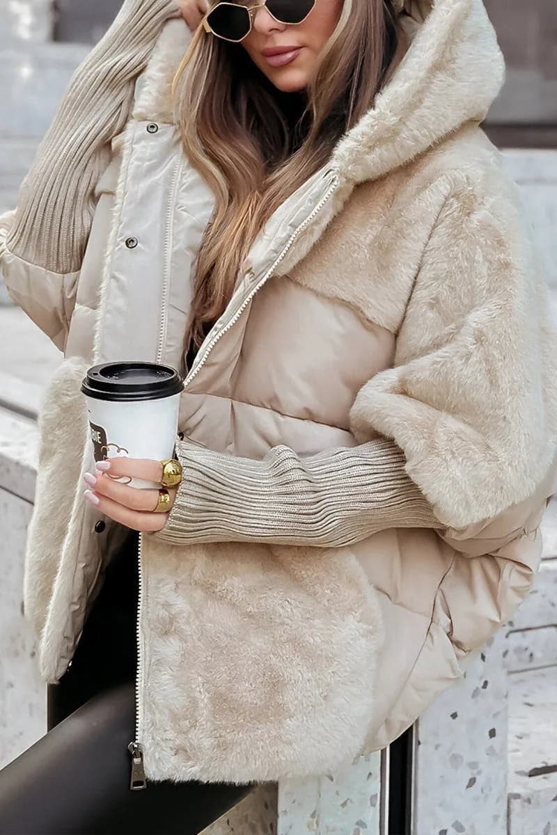 Elda® | Women's thermal jacket with hood for winter