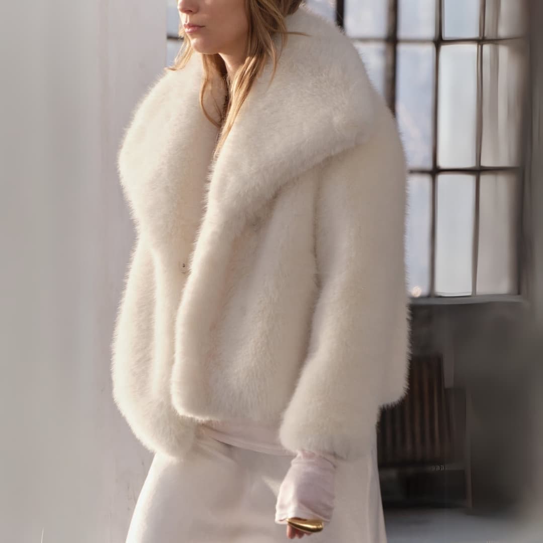 Carolina® | Fluffy coat for women