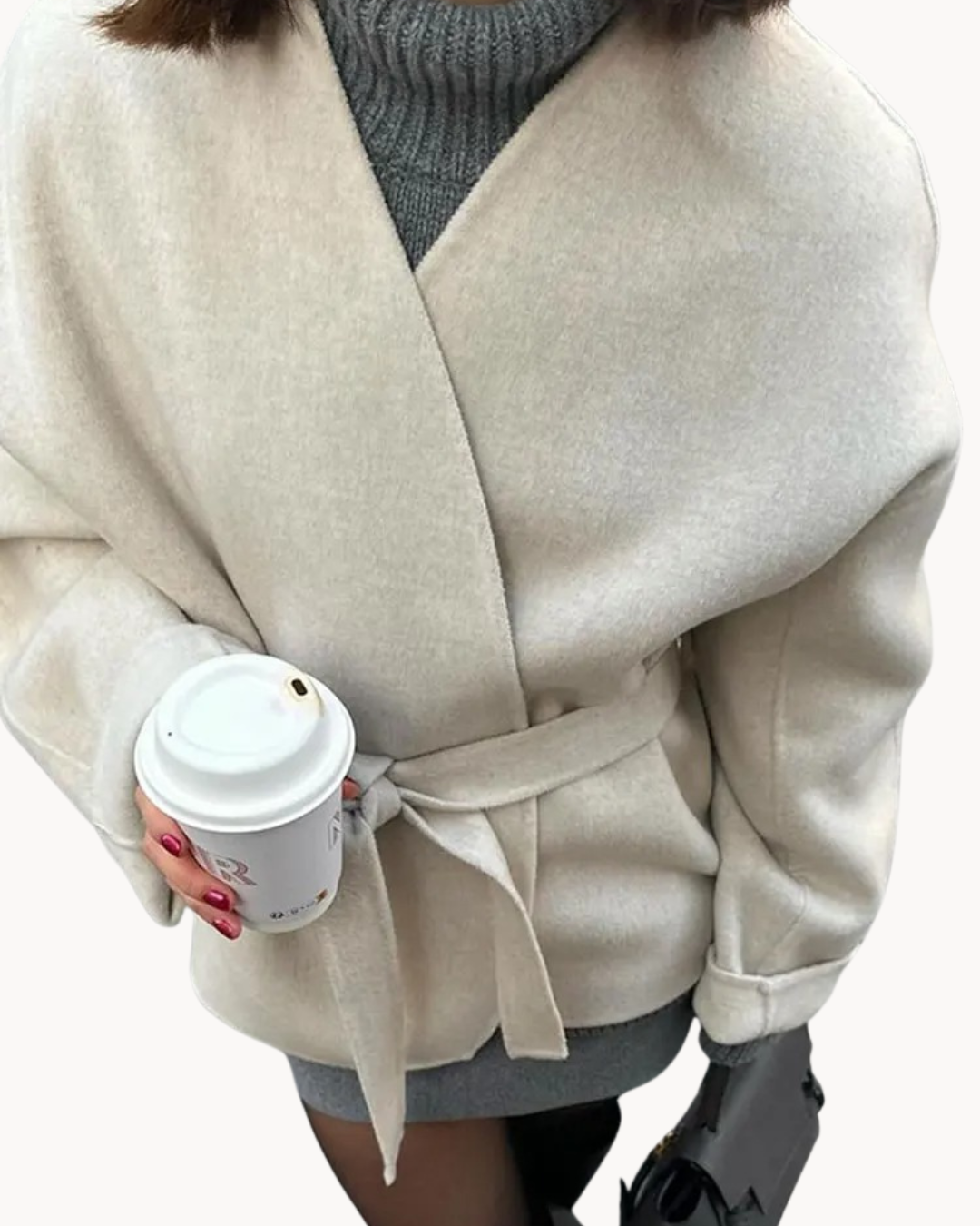 Beatriz® | Tailored fit with a chic belt design women's jacket