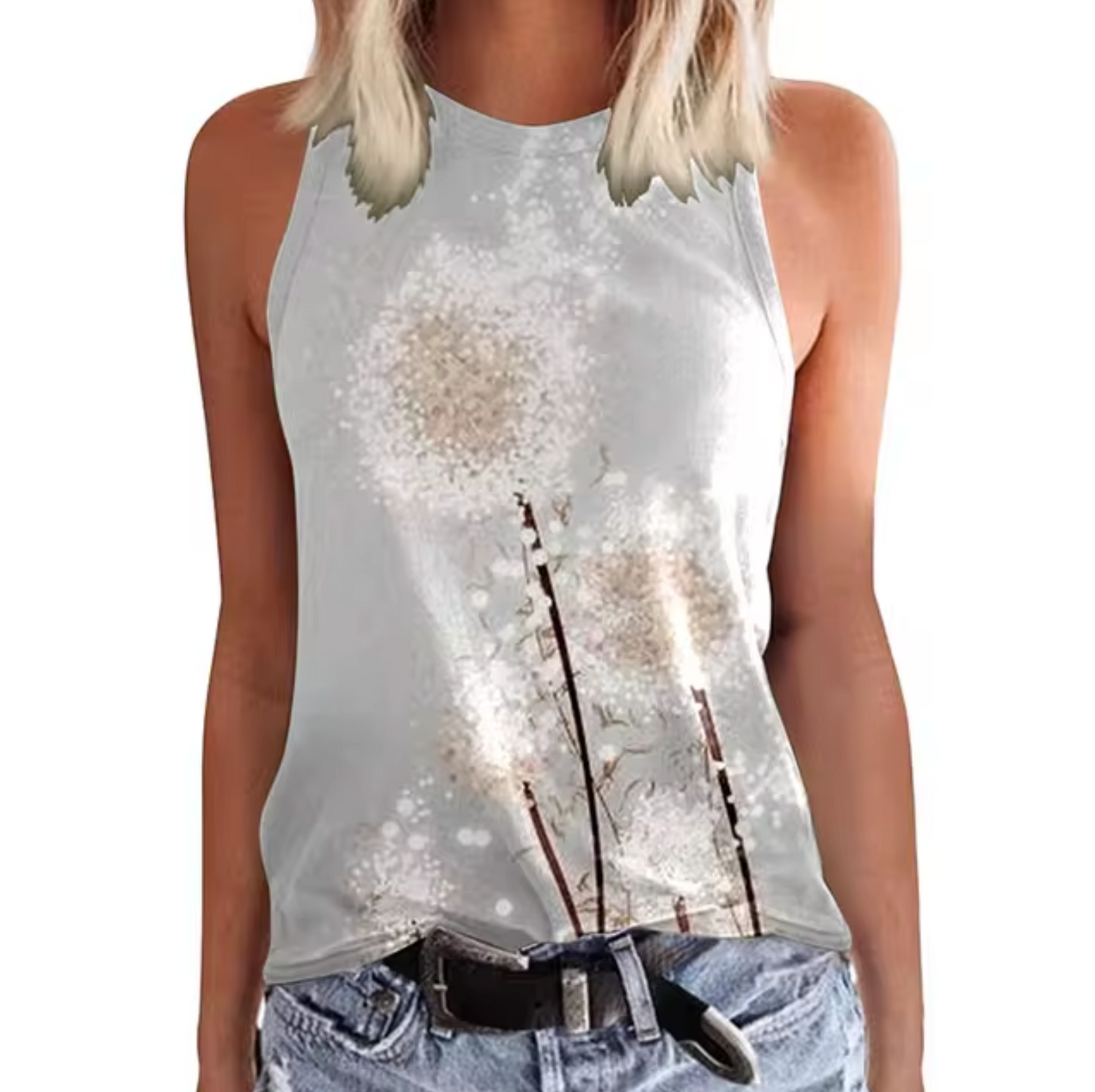 Camilla® | Sleeveless Top With Colorful Flowers