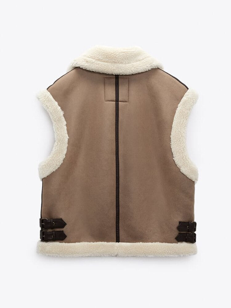 Beatriz | Women's vest with teddy lining