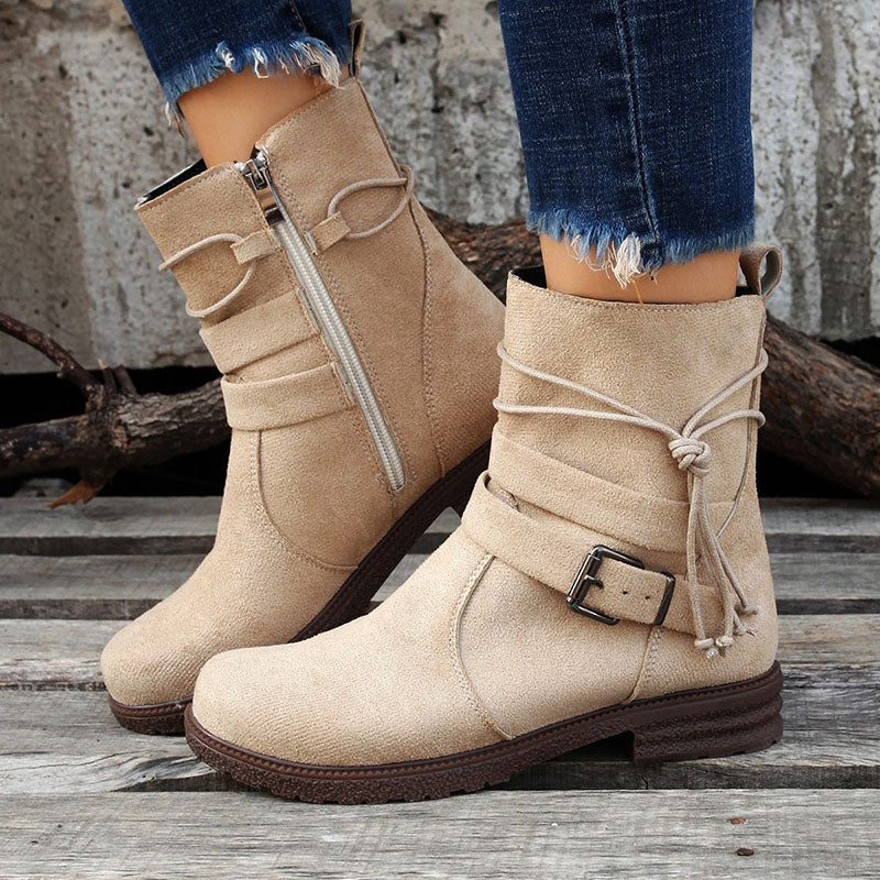 Elena® | Vintage leather boots