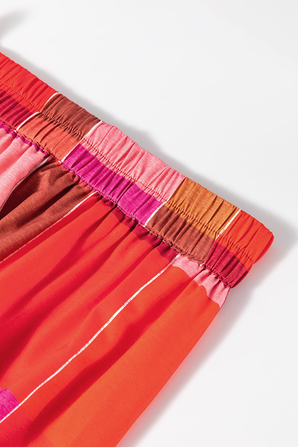 Azul® | Color block maxi skirt with elastic waistband