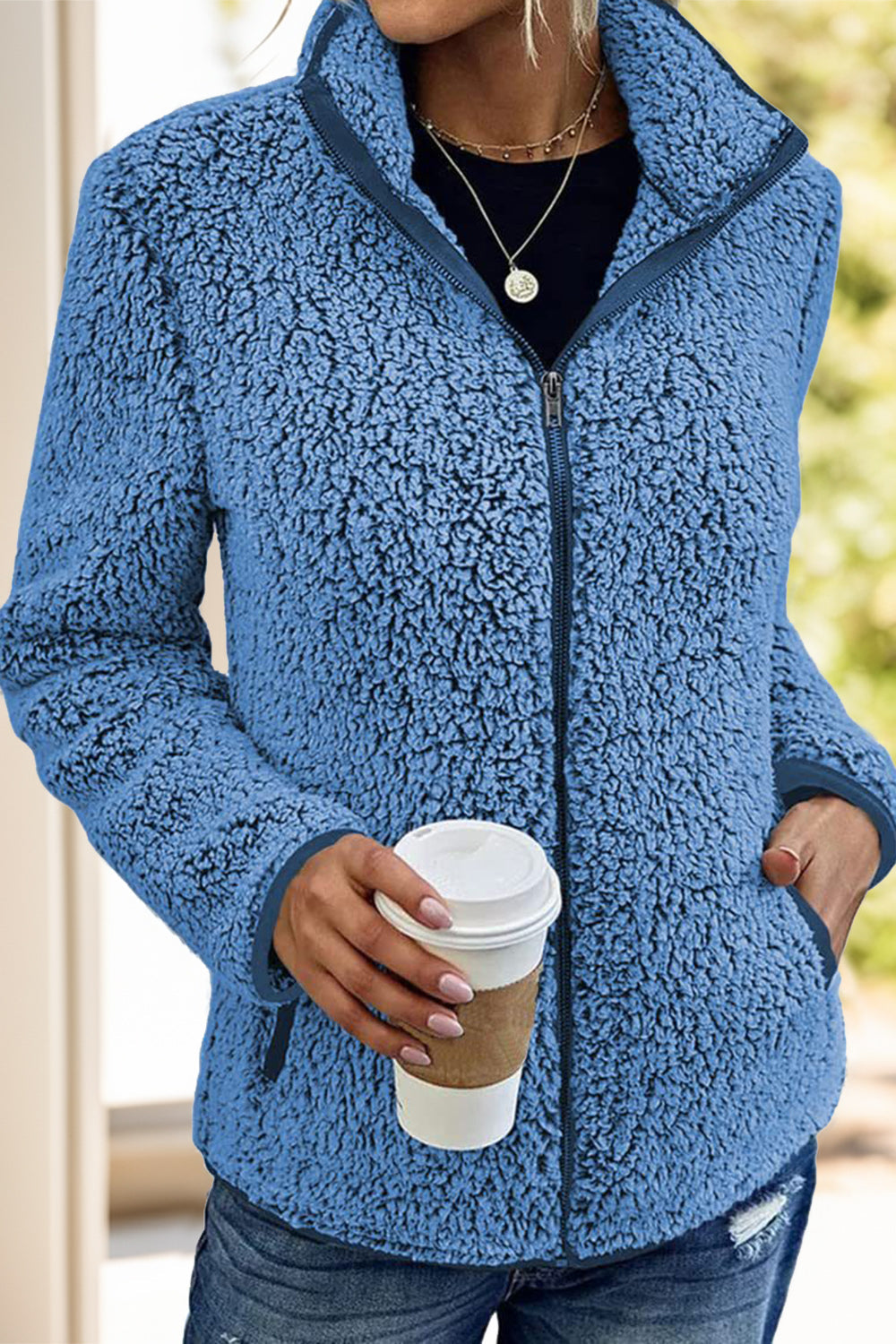 Doris® | Turtleneck jacket with zip and pockets