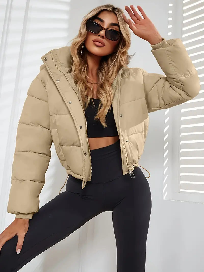 Aniana | Luxurious hooded puffer jacket
