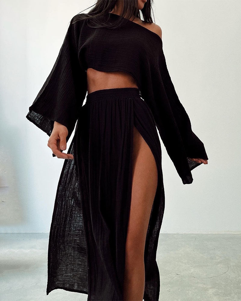 Antonella® | Two-Piece Set Flowy Split In
