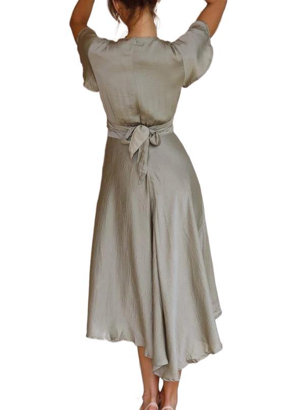 Elara® | Romantic Short Sleeve V Neck Formal Party Wedding Summer Spring Sundress 2024 for Women