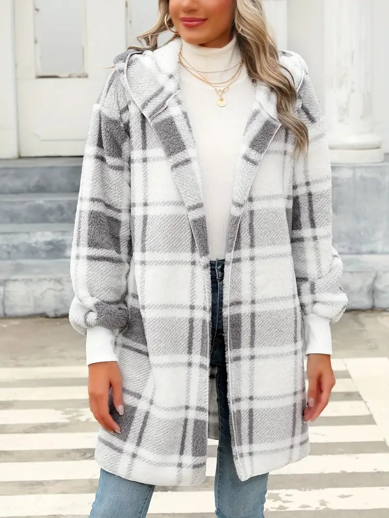 Carmen® | Soft plush hooded cardigan