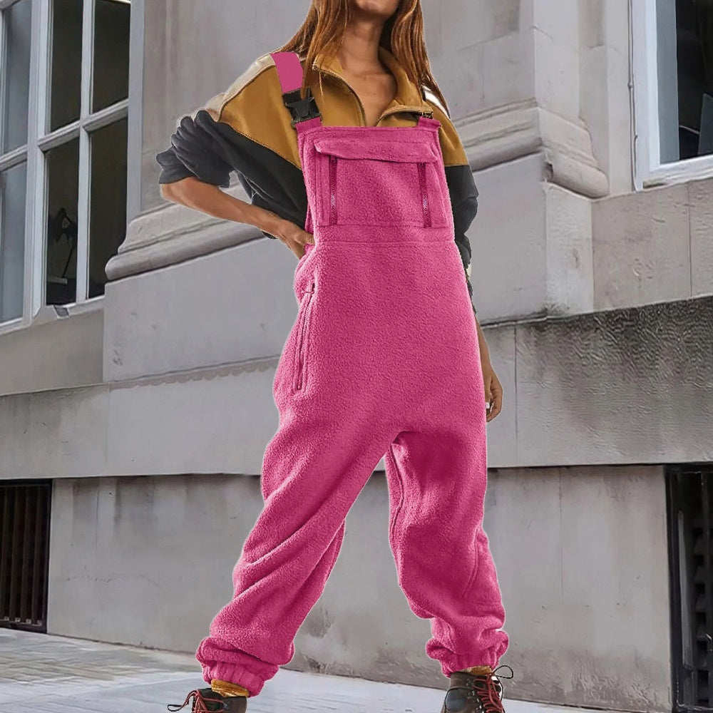 Amparo® | Adjustable Corduroy Fleece Jumpsuit