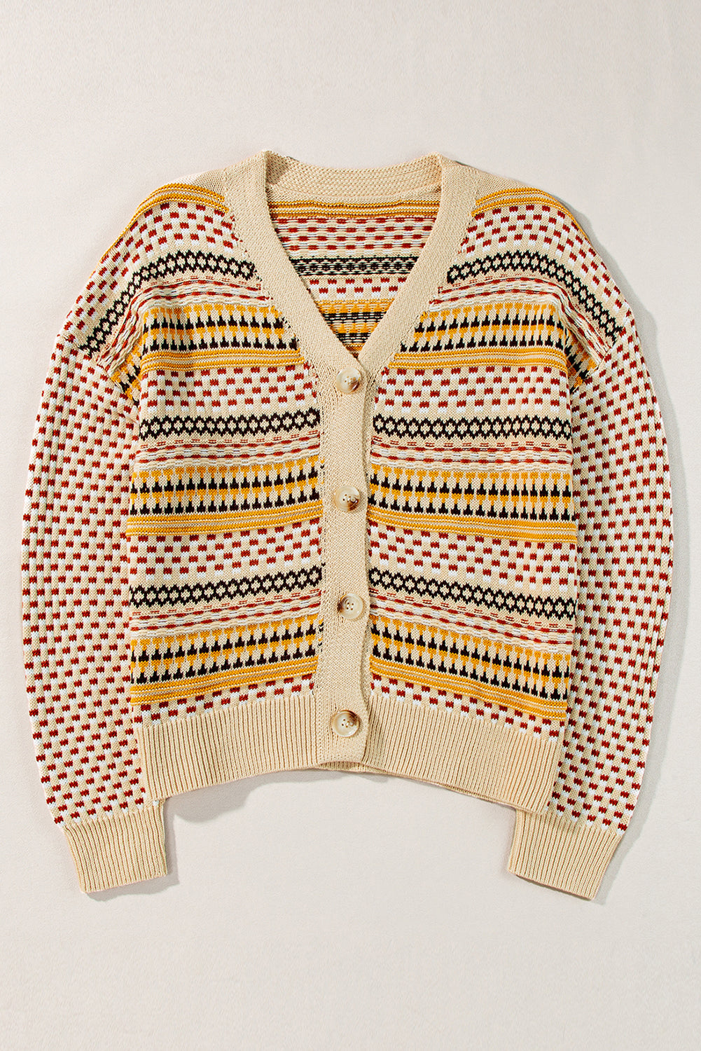 Elena® | Long-sleeved cardigan with button placket
