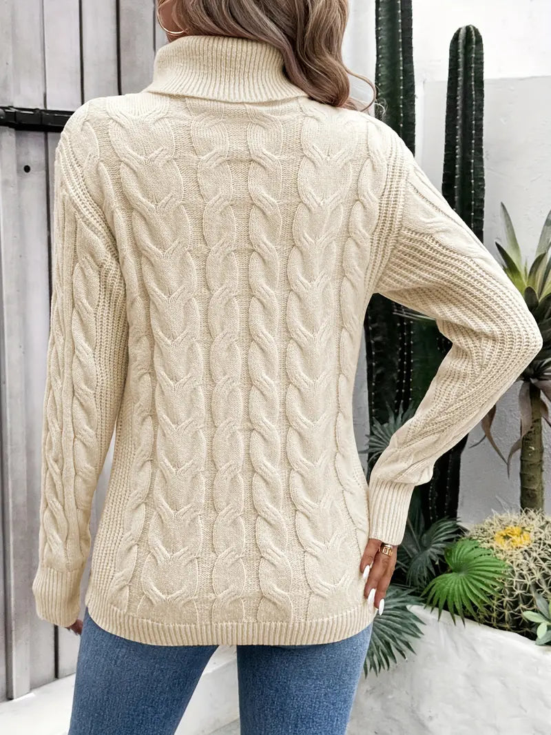 Brianna® | Knitted turtleneck sweater