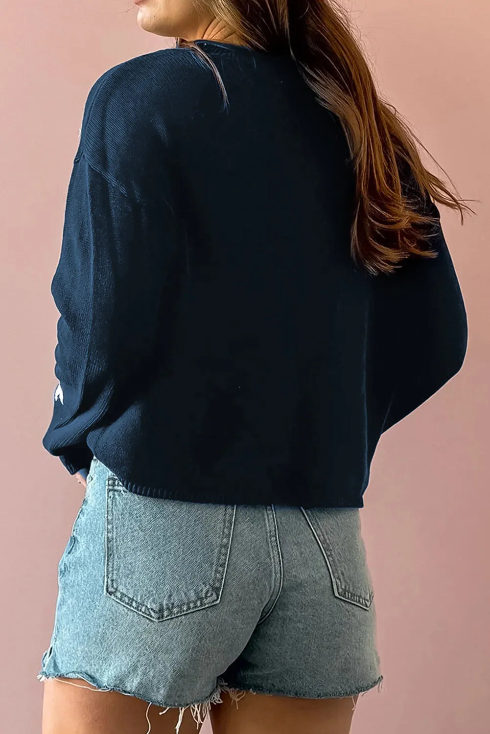 Blanca® | Long-sleeved sweater with a star crew neck