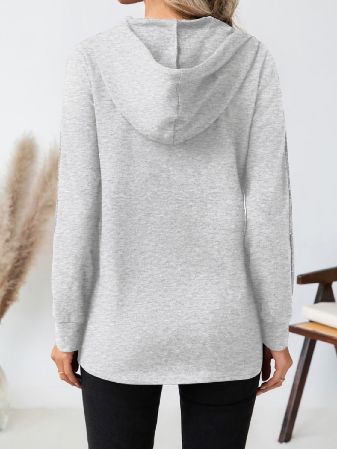 Casilda | Drawstring hoodie with long sleeves