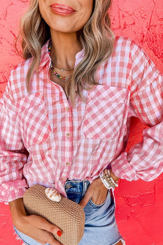 Bronte® | Shirt blouses with breast pockets and buttoned collar