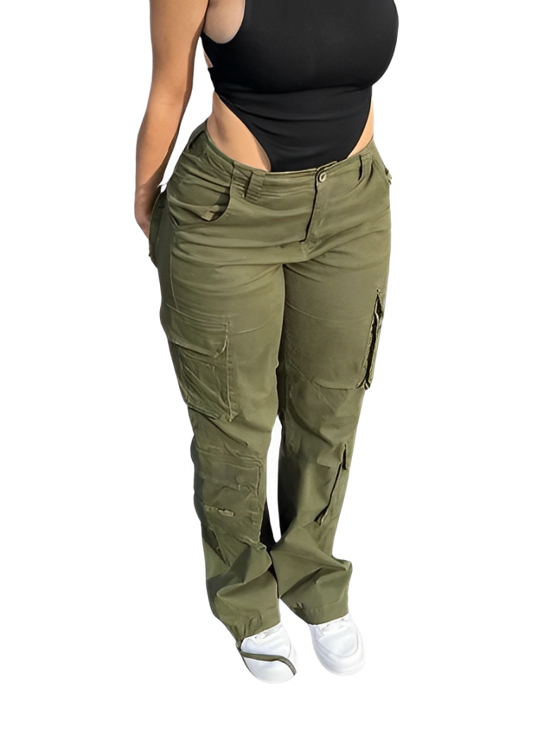 Birte® | Baggy High Waist Cargo Pants