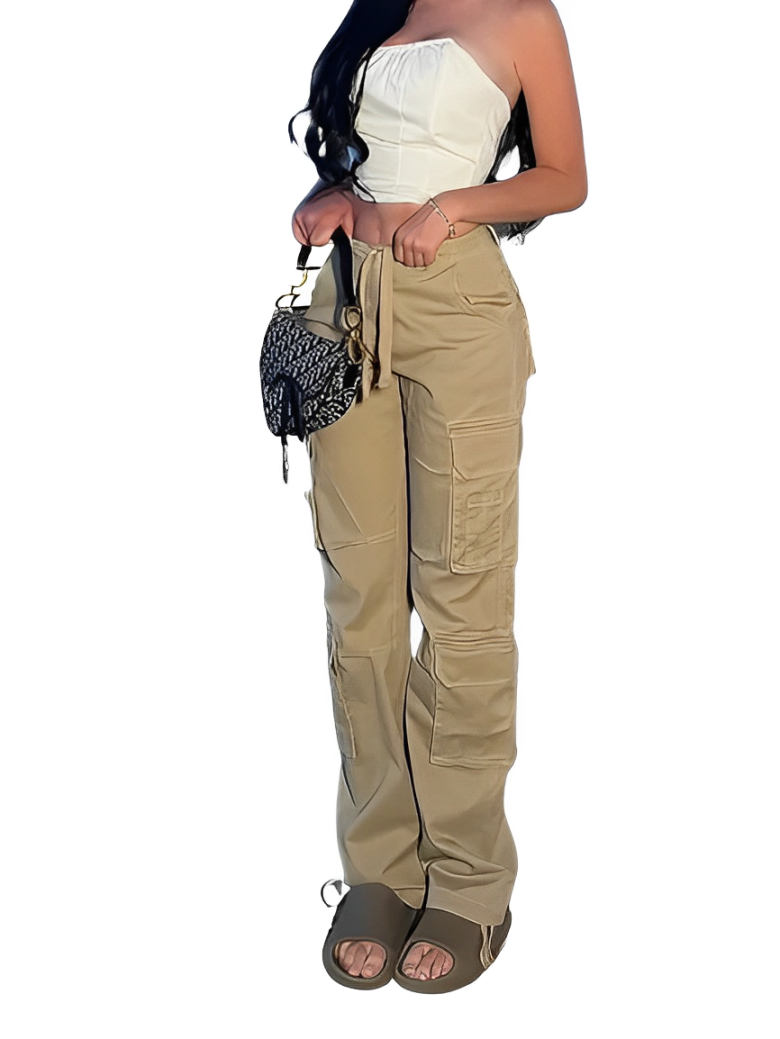 Birte® | Baggy High Waist Cargo Pants