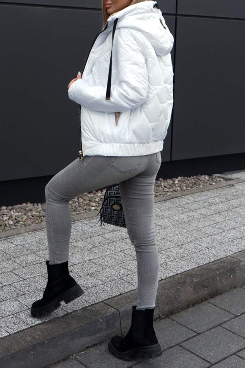 Annika® | Multicolored cotton winter jacket