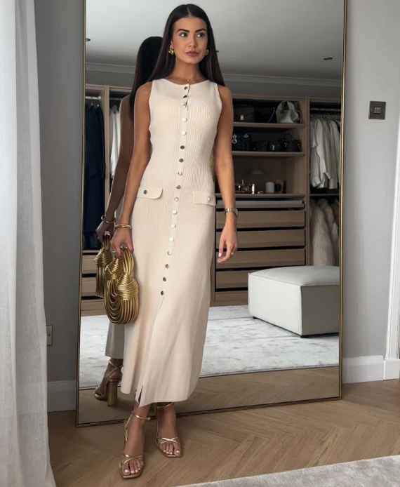 Danila® | Elegant Sleeveless Strickdress