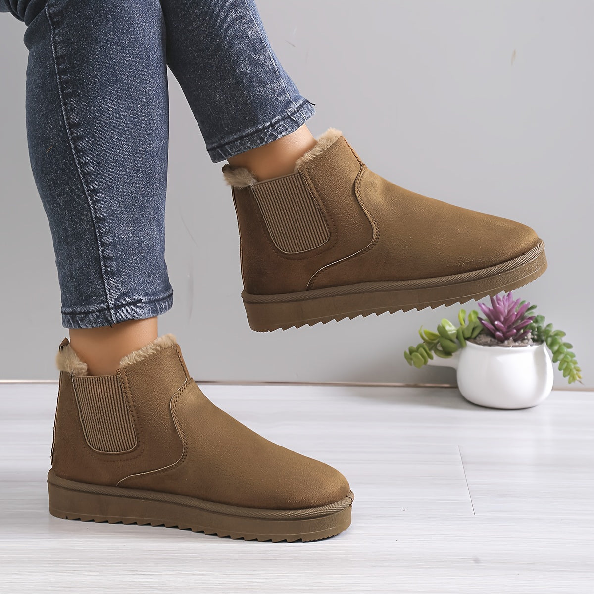 Anneliese® | Fleece boots for women