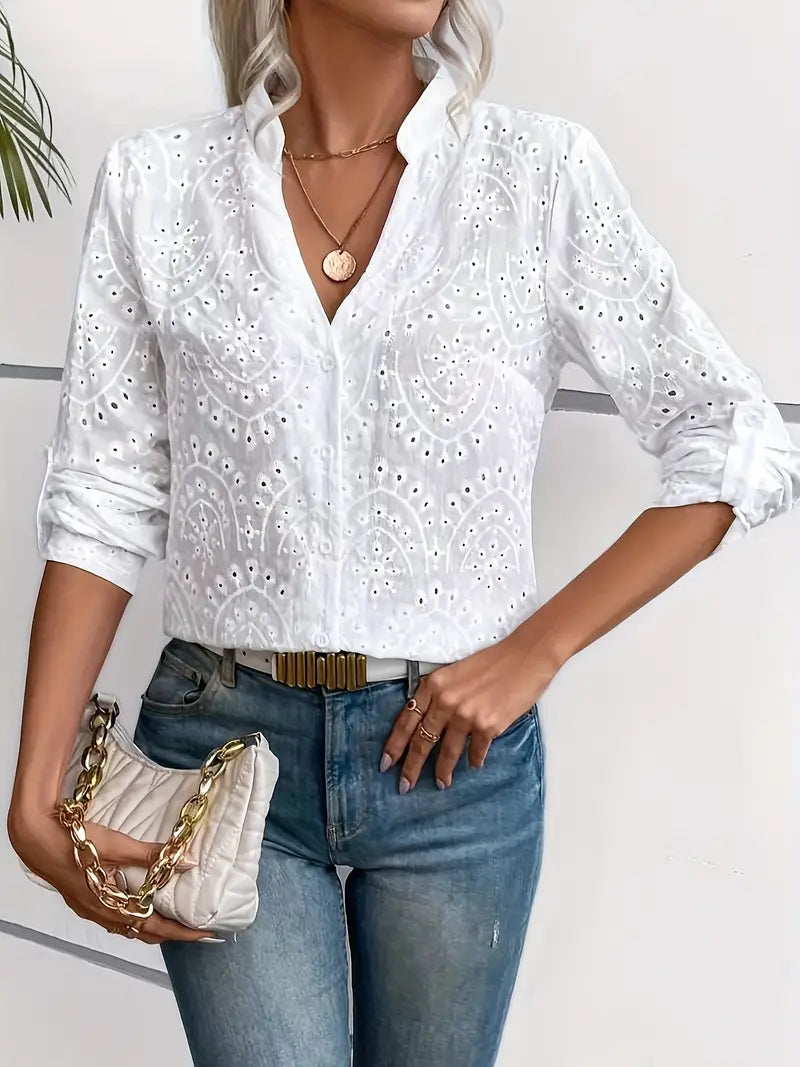 Chloe® | Stylish blouse with a boho motif