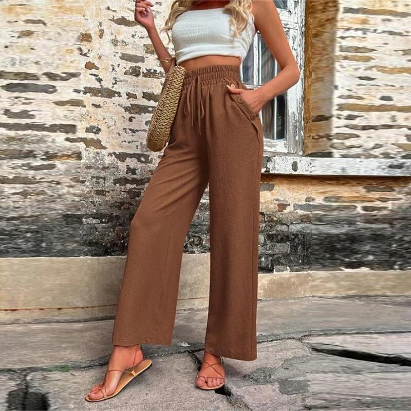 Bianca® | High Waisted Casual Pants
