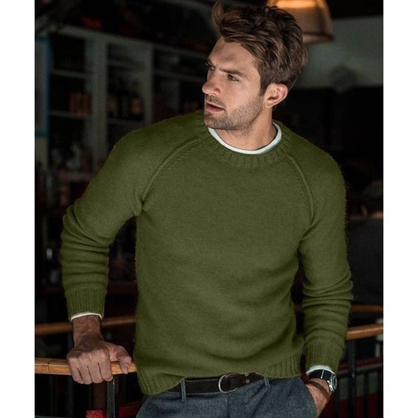 Troy | Men's Crew Neck Knit Sweater
