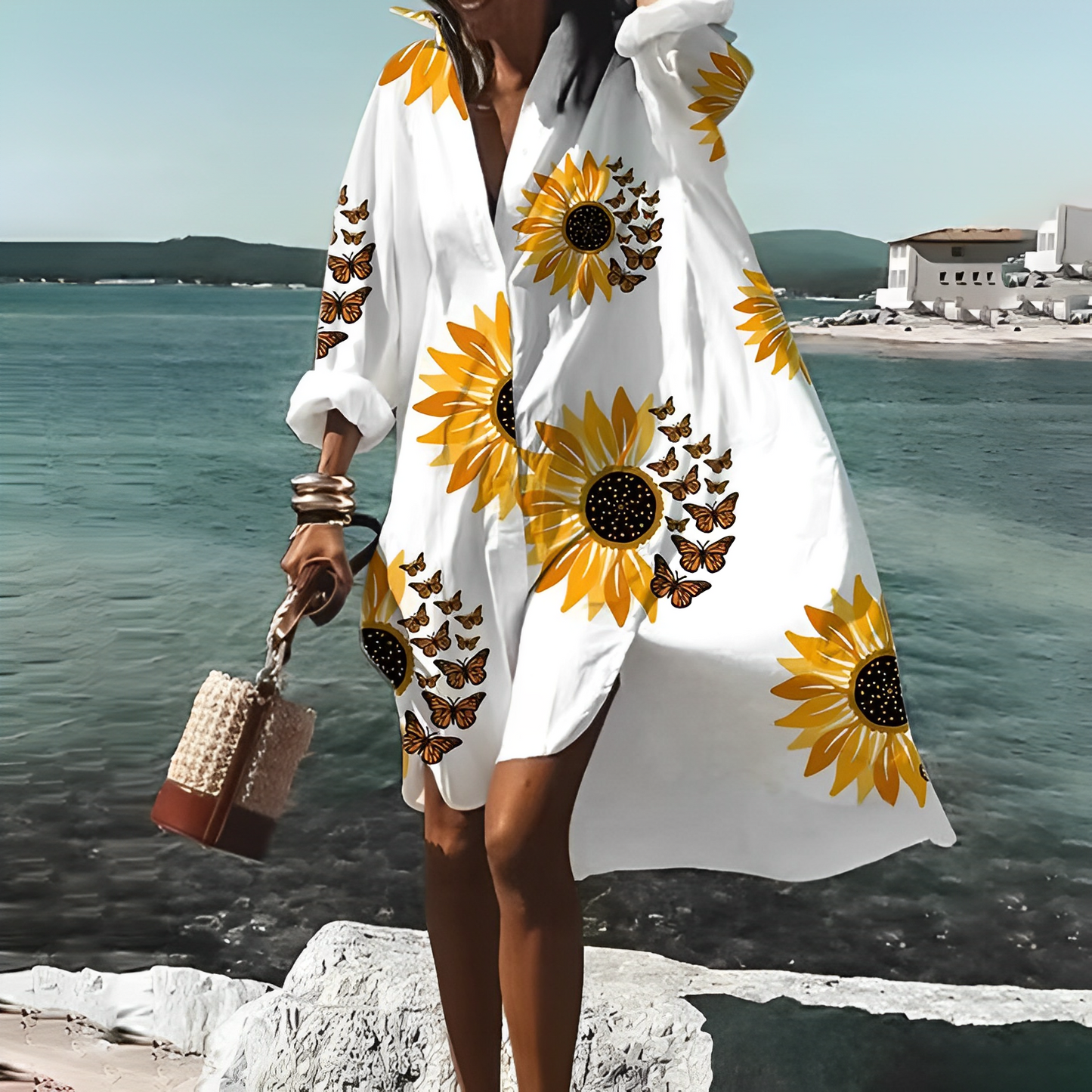 Cressida® | Knee-length dress with a unique print