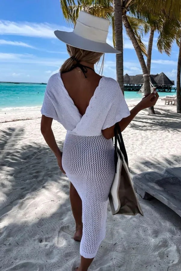 Claudia® | Sailing The Sea Knitted Cover-Up Dress