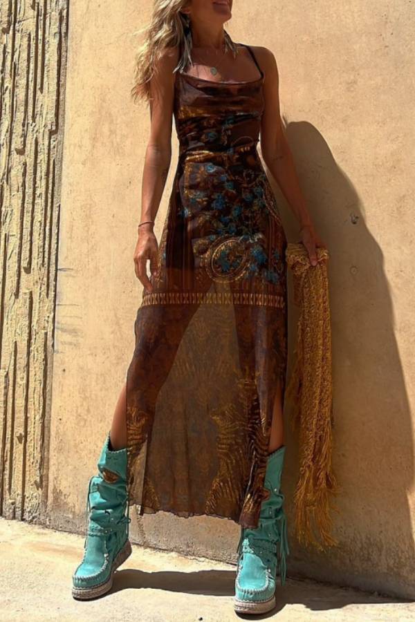 Dulce® | Sunset Sienna maxi dress
