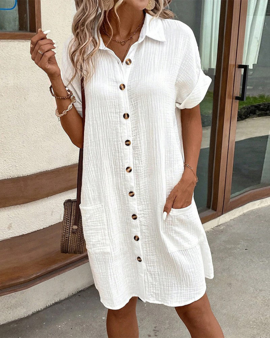Clementine® | Elegant polo shirt dress for women