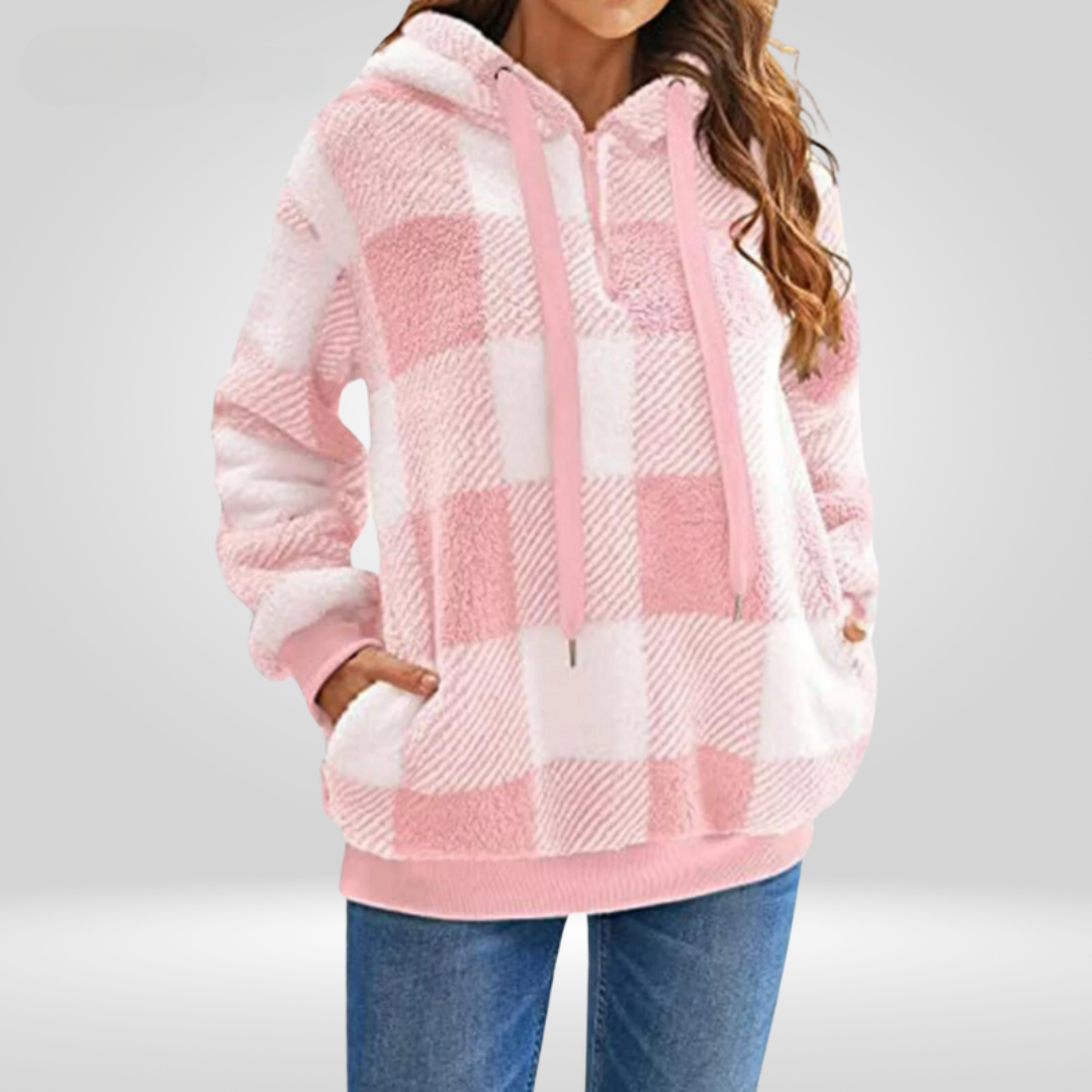Angeline's® | Stylish half zip sweater