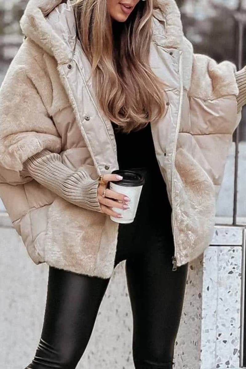 Elda® | Women's thermal jacket with hood for winter