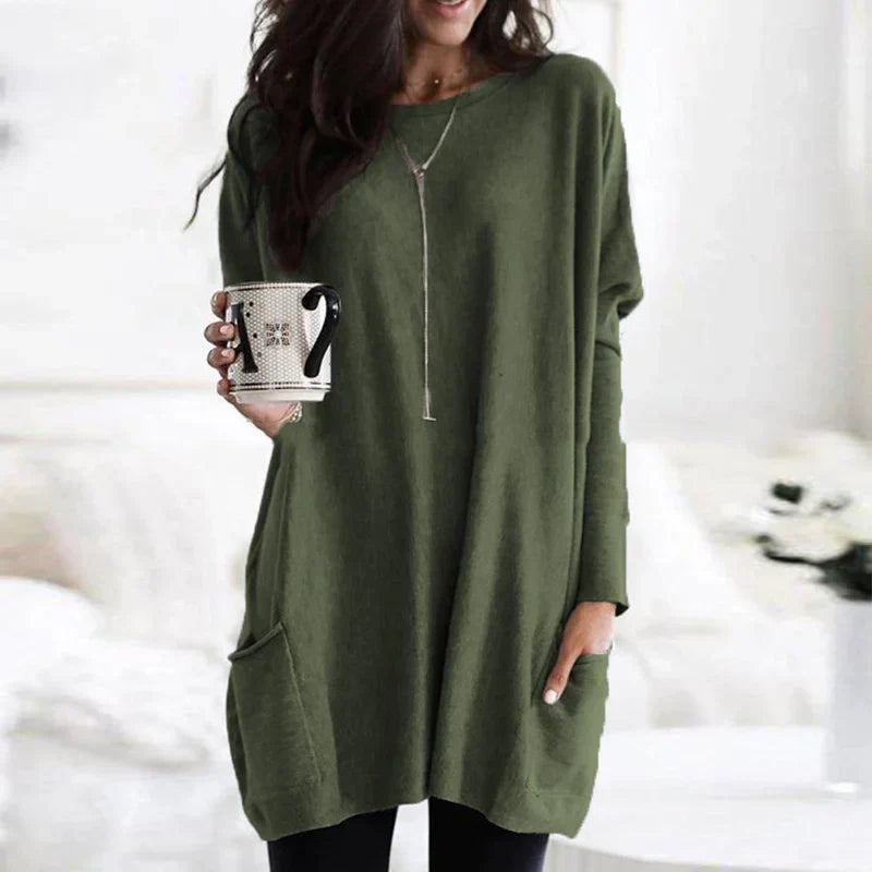 Cinthia | Stylish long sleeve shirt for women