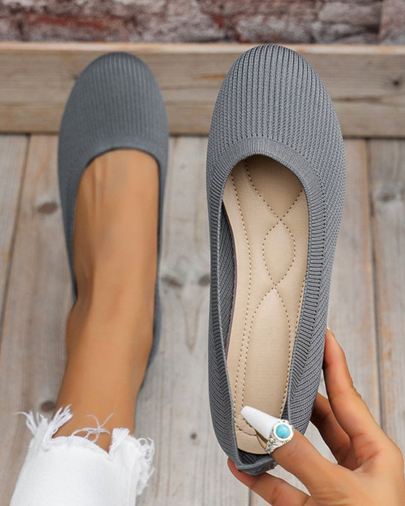 Brianna® | Flat, breathable mesh shoes