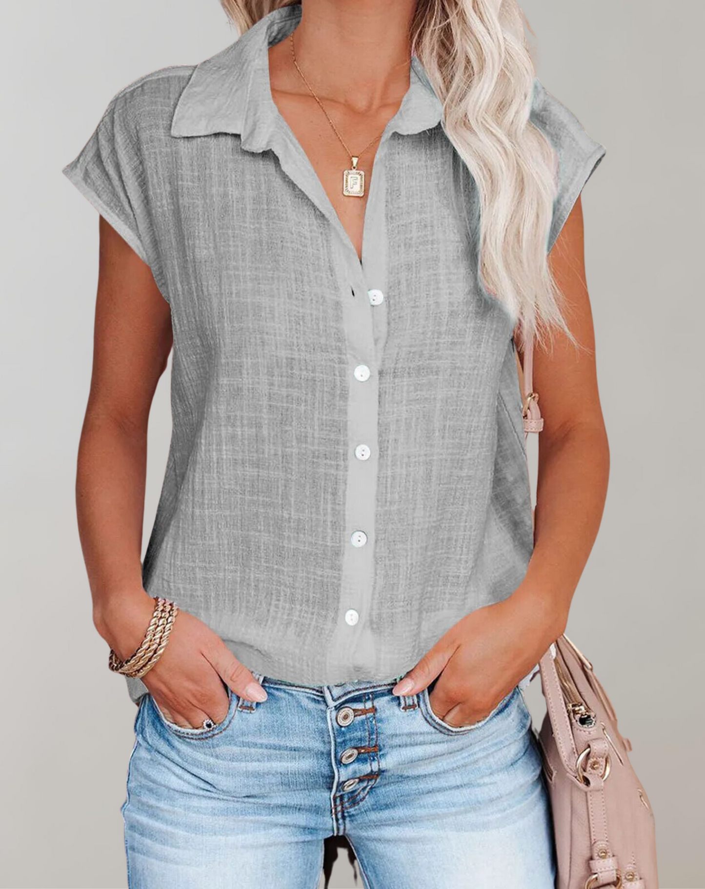 Elena® | Solid Casual Shirts Without