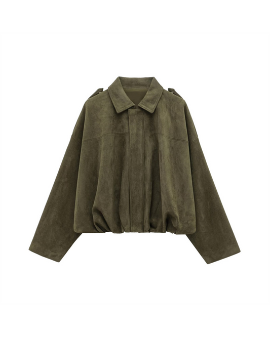 Angela | Women's Cropped Boxy Jacket