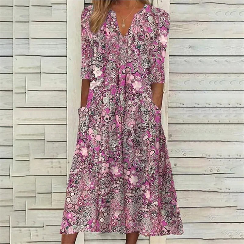 Camila® | Elegant summer dress with belly coverage