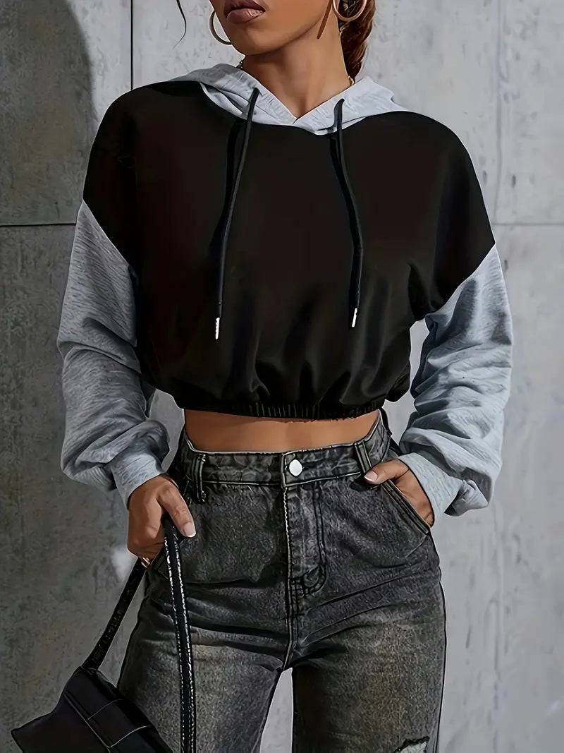 Beatrice® | Elegant Cotton Cropped Hoodie