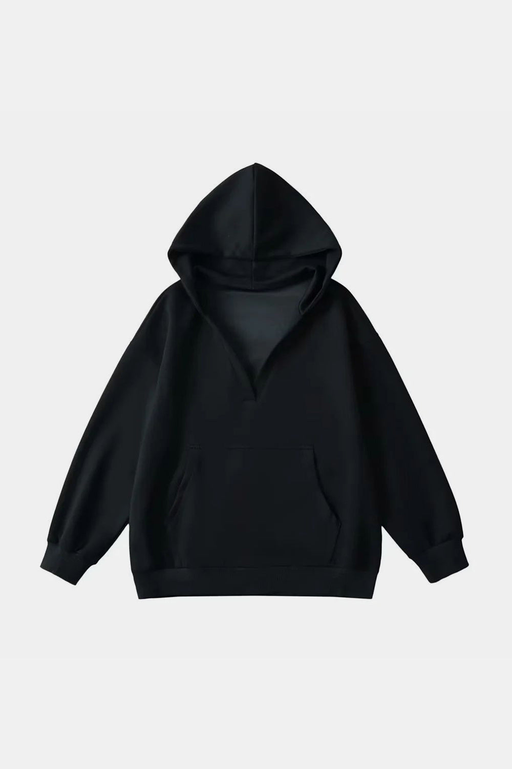 Bernadette® | Basic Bae Air Scuba long sleeve hoodie with kangaroo pocket