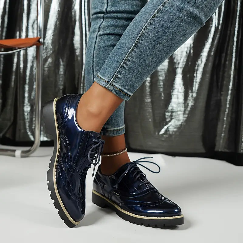 Alejandra® | Shiny leather shoes