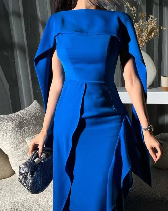 Adeline® | Elegant women's dress with ruffles