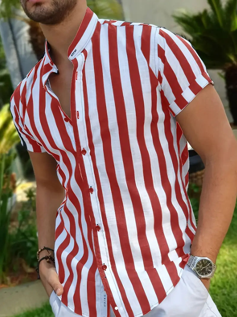 Winston | Stylish Oliver Striped Cotton Shirt for Men